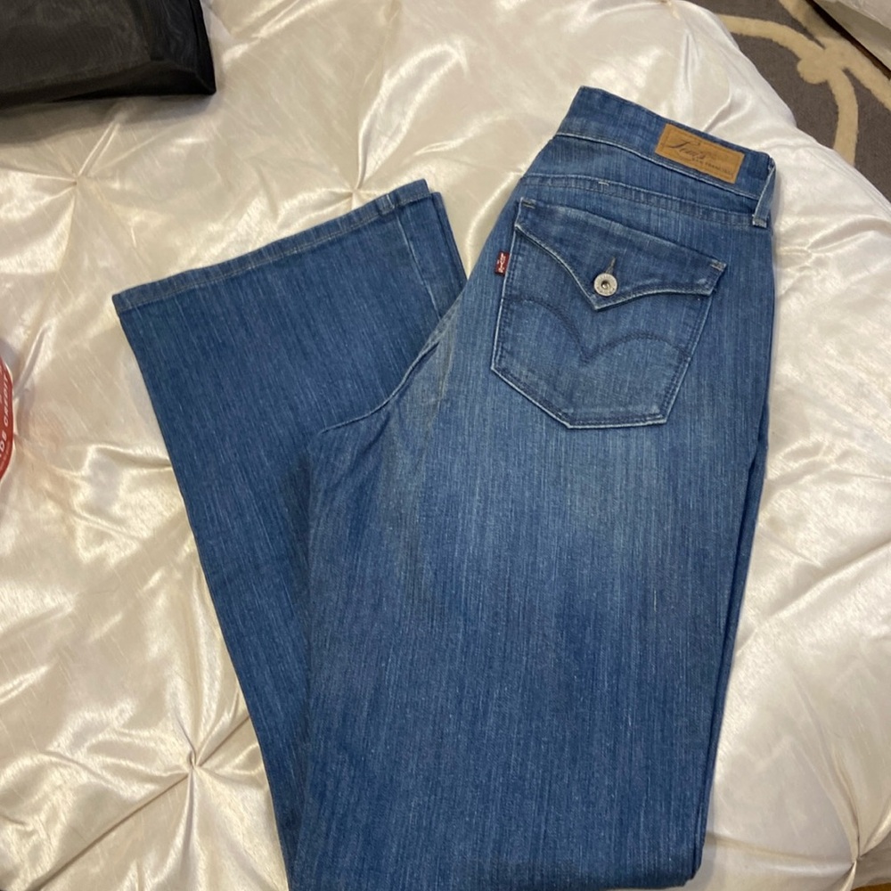 Levi's Blue Women's Curve Boot Cut Jeans
